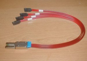 SAS fan out cable